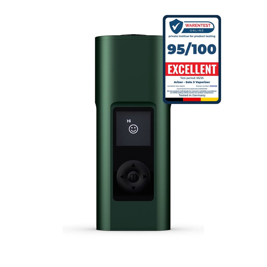 Arizer Solo 3 v2 Sea of Green – Edelstahl – Produktansicht