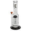 Produktfoto: Black Leaf Glas-Wasserpfeife 24-Arm Baumperkolator Schwarz 380 mm