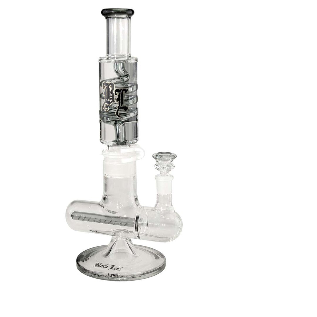 Produktfoto: Black Leaf Liquid Glas-Wasserpfeife Spirale Inline-Slit grau