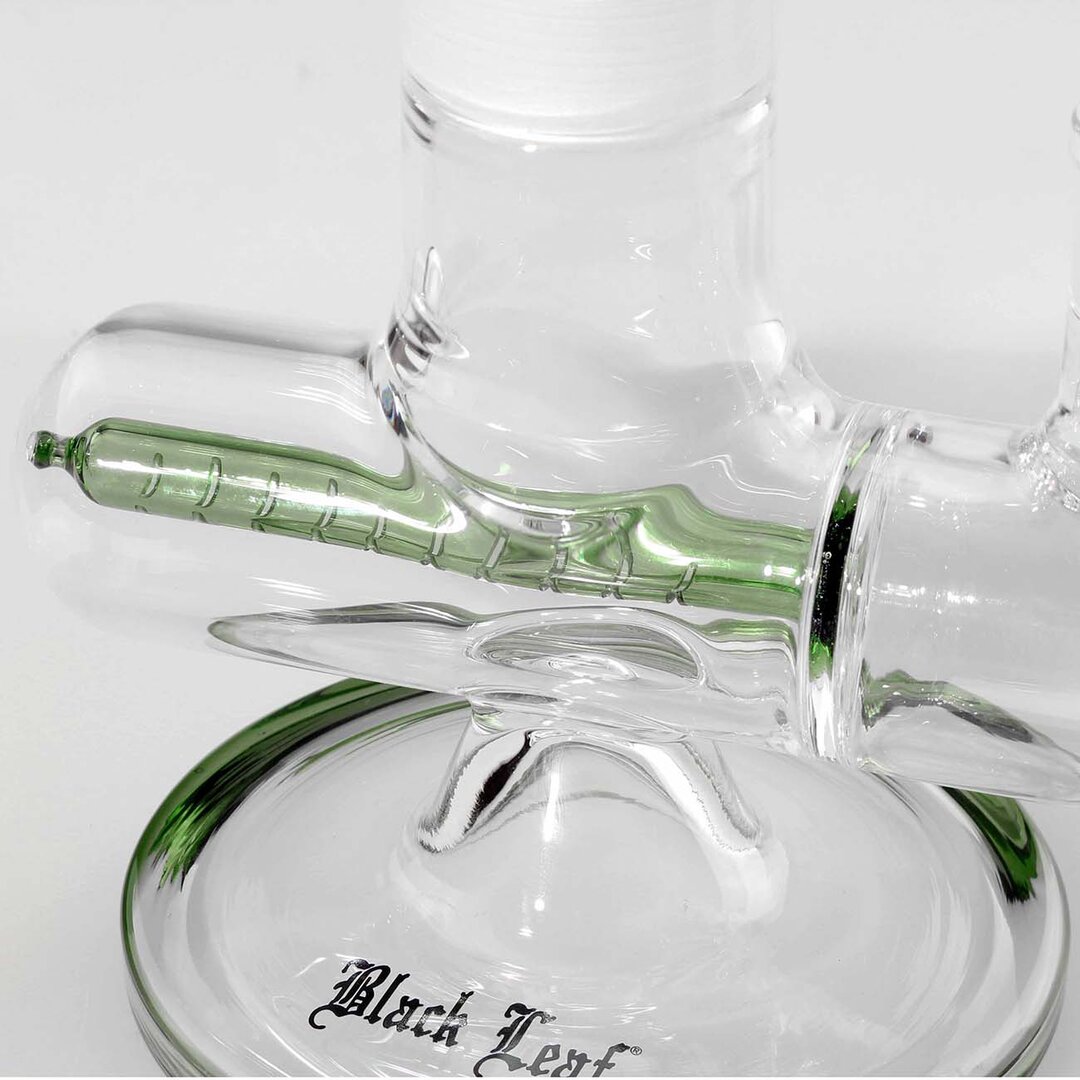 Produktfoto: Black Leaf Liquid Glas-Wasserpfeife Spirale Inline-Slit grün