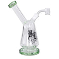 Black Leaf Ölpfeife mit Trommelperkolator in Grün