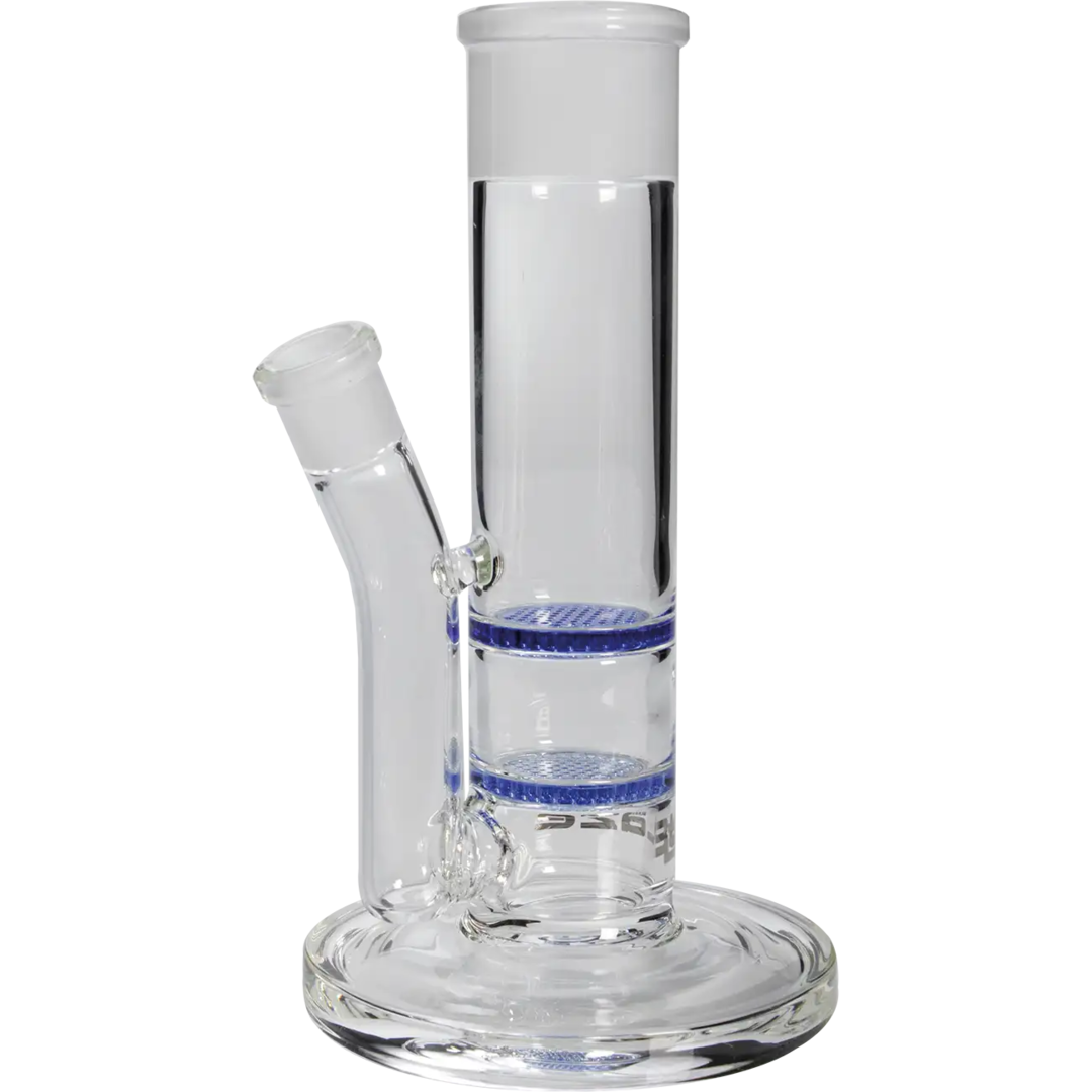 Unterteil von Blaze Glass aus schwarzem Borosilikatglas mit 10-Arm-Perkolator
