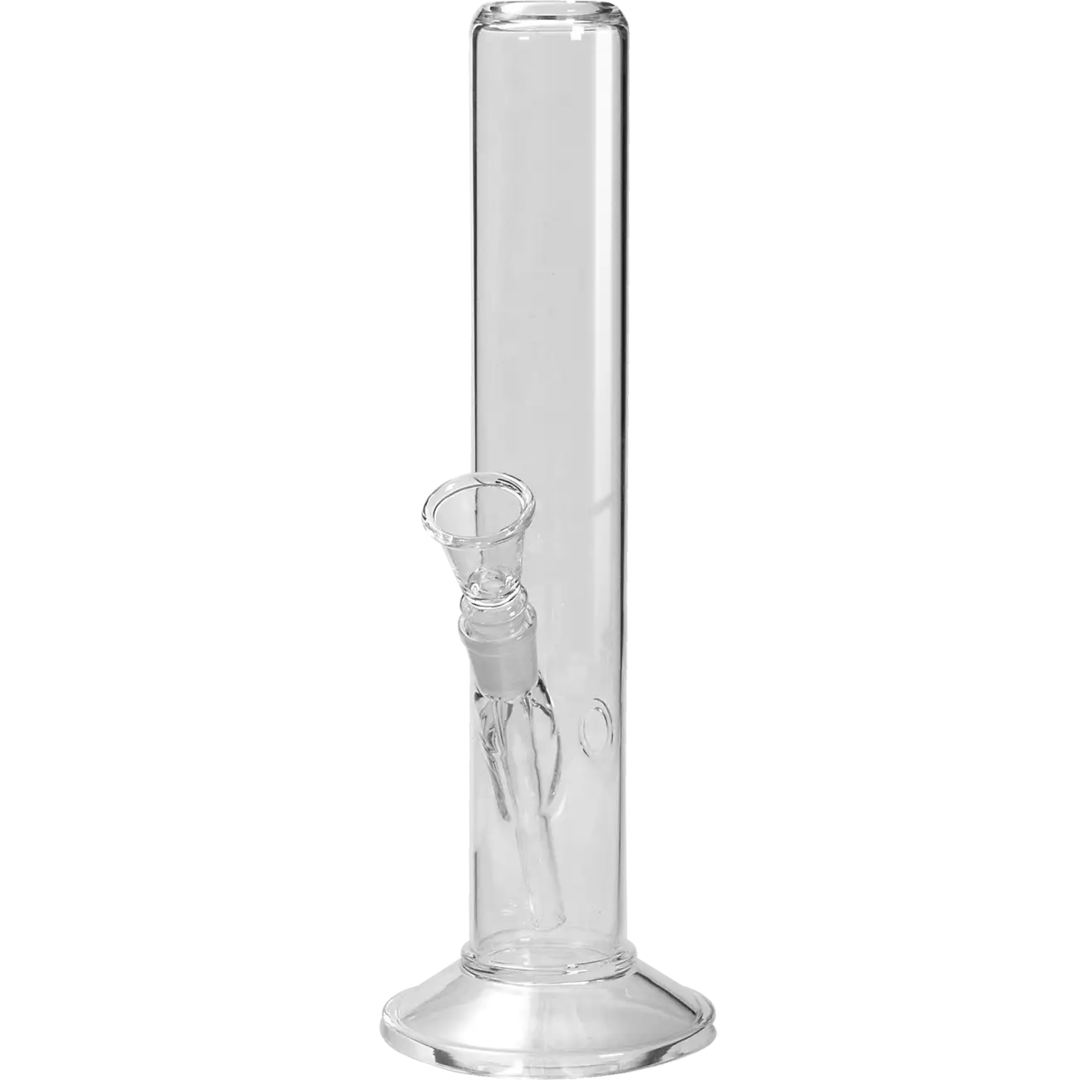 BREITSEITE Zylinder-Glas-Wasserpfeife ohne Logo, Höhe 400 mm