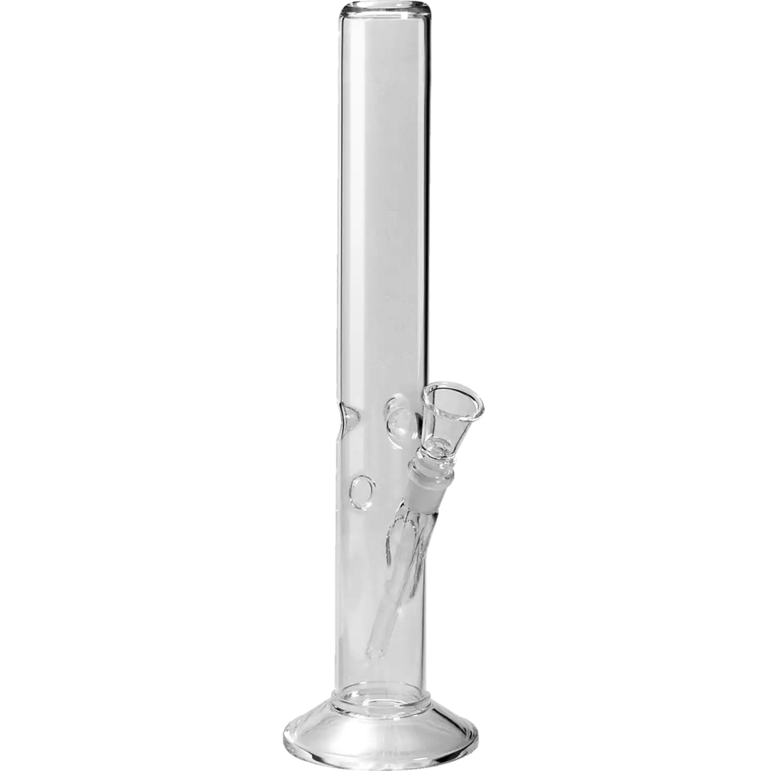 Breitseite Glas-Wasserpfeife Ice Zylinder ohne Logo, 450 mm
