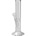 BREITSEITE Glas-Wasserpfeife Ice ohne Logo mit Eisdornen