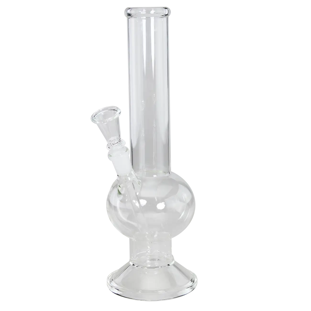 Glas-Wasserpfeife mit Bauch ohne Logo aus Borosilikatglas