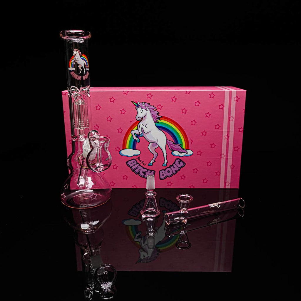 Produktfoto: Black Leaf Einhorn Glas-Wasserpfeifen-Set Armperkolator, 300 mm