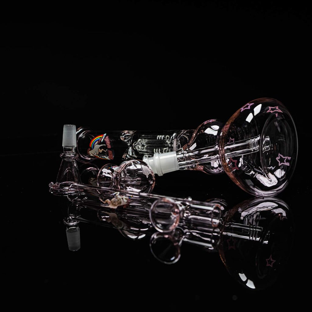 Produktfoto: Black Leaf Einhorn Glas-Wasserpfeifen-Set Armperkolator, 300 mm