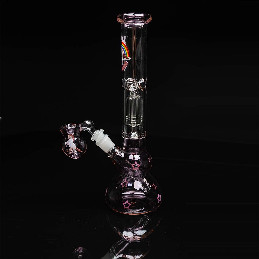 Produktfoto: Black Leaf Einhorn Glas-Wasserpfeifen-Set Armperkolator, 300 mm