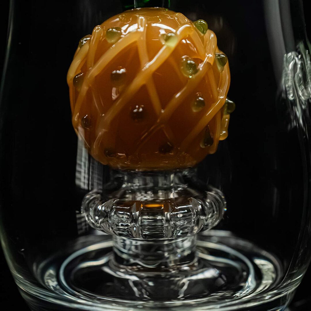Black Leaf Mini-Wasserpfeife Cocktail mit Duschkopfperkolator und Ananas-Dekor