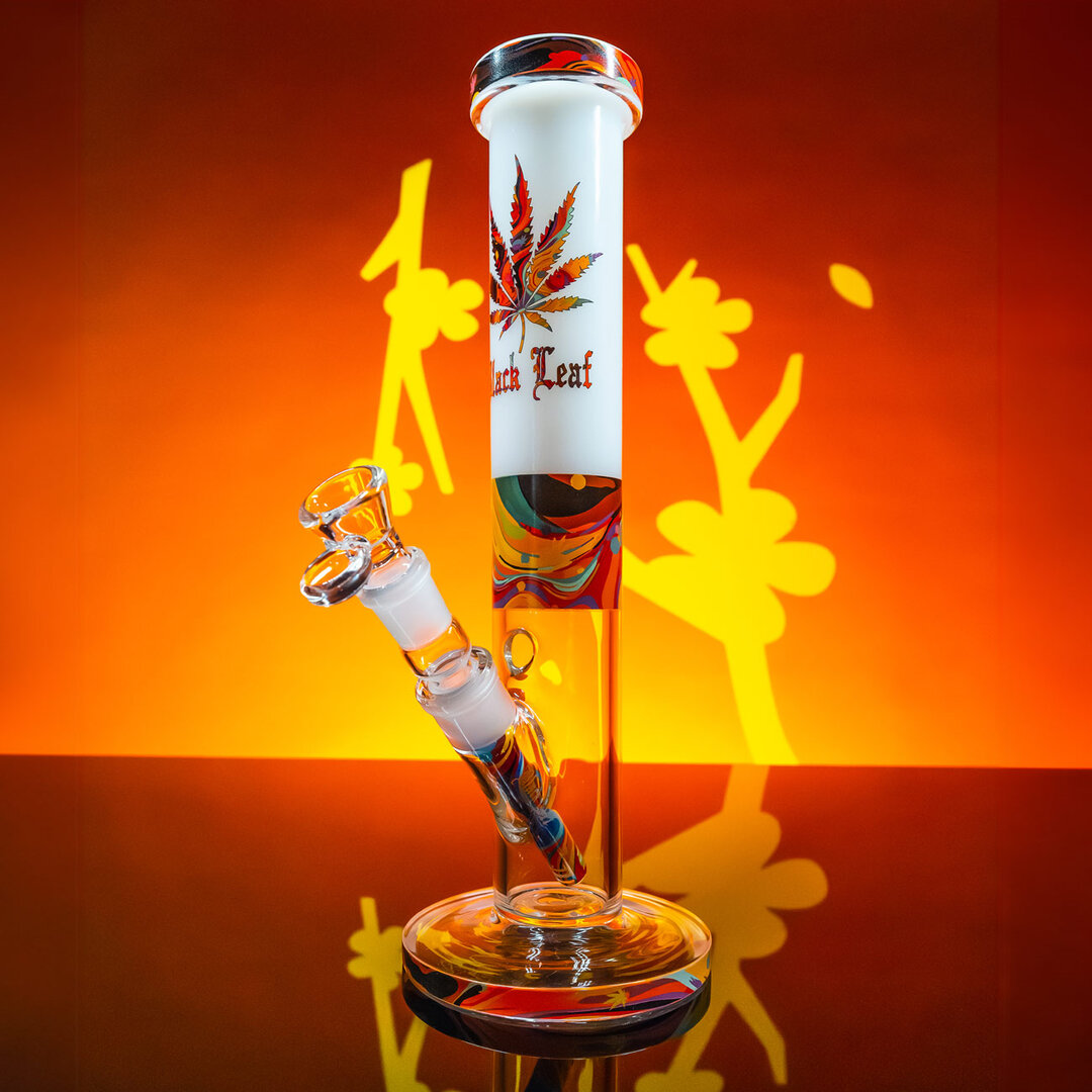 Produktfoto: Black Leaf COLOURFUL Zylinder-Glas-Wasserpfeife, 350 mm