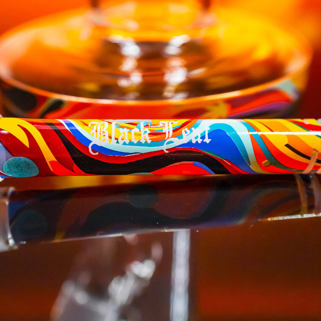 Produktfoto: Black Leaf COLOURFUL Zylinder-Glas-Wasserpfeife, 350 mm