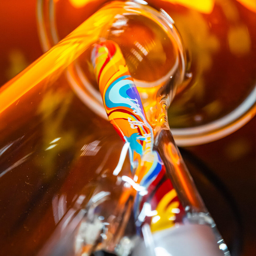 Produktfoto: Black Leaf COLOURFUL Zylinder-Glas-Wasserpfeife, 350 mm