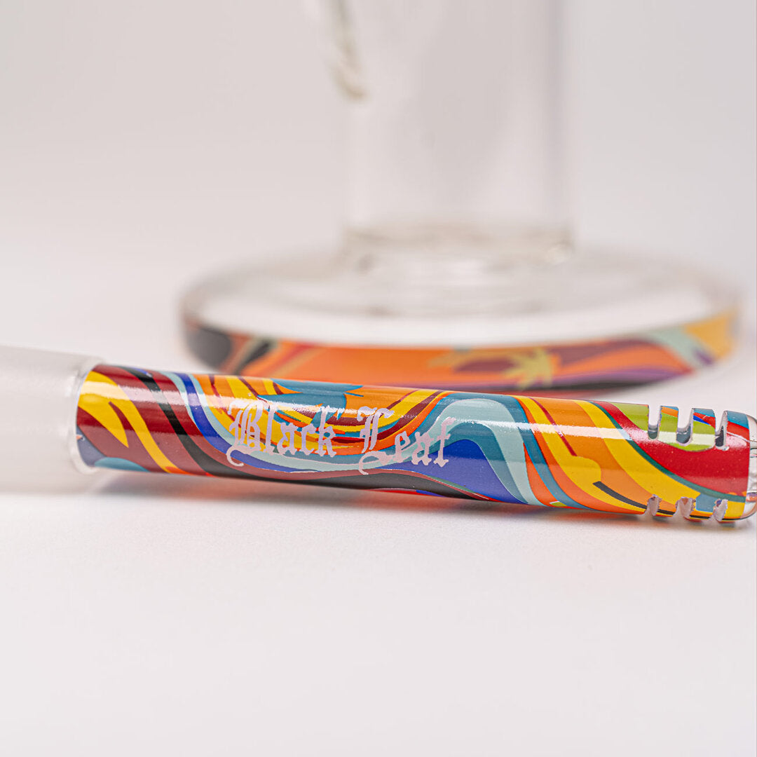 Produktfoto: Black Leaf COLOURFUL Zylinder-Glas-Wasserpfeife, 350 mm
