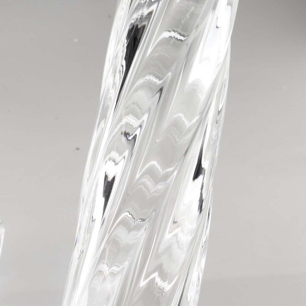 Black Leaf Ice-Wasserpfeife Watercourse M aus gedrehtem Borosilikatglas
