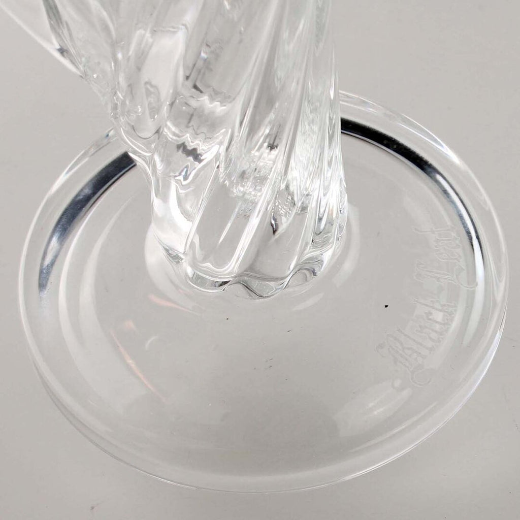 Black Leaf Ice-Wasserpfeife Watercourse S aus gedrehtem Glas