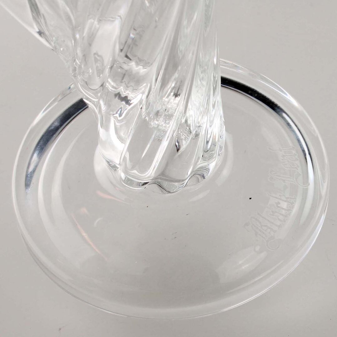 Black Leaf Ice-Wasserpfeife Watercourse S aus gedrehtem Glas