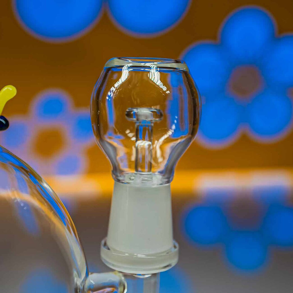 Black Leaf King Egg Glas-Wasserpfeife im Huhn-und-Ei-Design mit Perkolator und Quarzschale