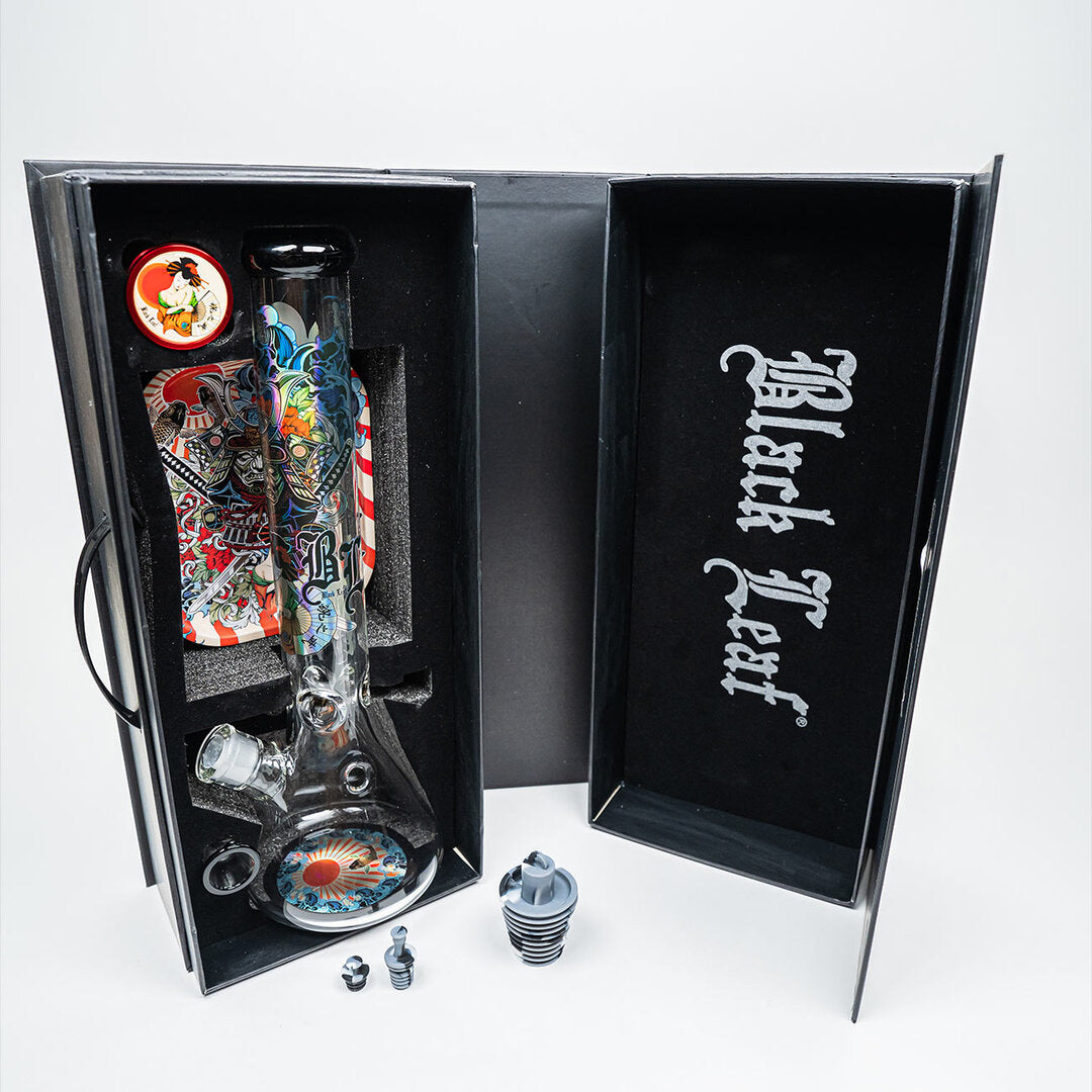 Produktfoto: Black Leaf Ronin Geisha Glas-Wasserpfeife Set, 400 mm