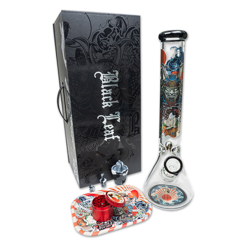 Produktfoto: Black Leaf Ronin Geisha Glas-Wasserpfeife Set, 400 mm