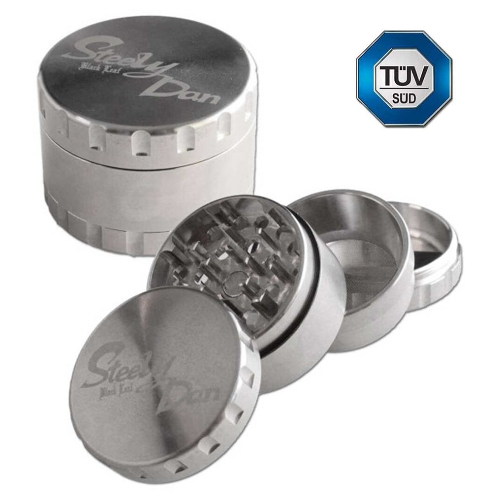 Produktfoto: Black Leaf STEELY DAN 2.0 Edelstahl-Kräutermühle 4-teilig
