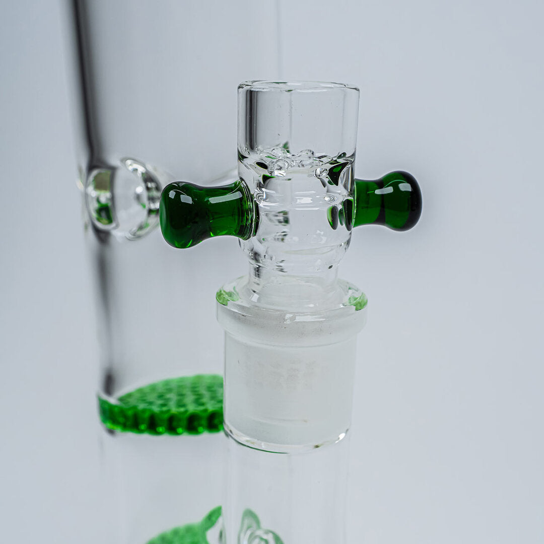 Produktfoto: Black Leaf HoneyComb Zylinder-Glas-Wasserpfeife Ice grün, 365 mm