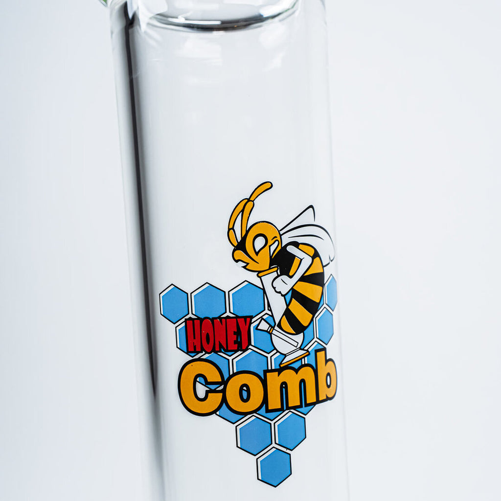 Produktfoto: Black Leaf HoneyComb Zylinder-Glas-Wasserpfeife Ice grün, 365 mm