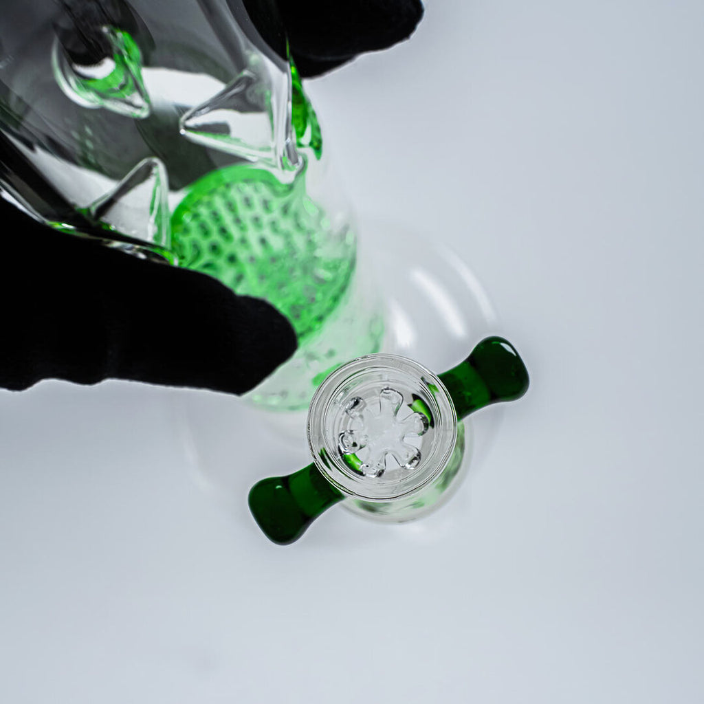 Produktfoto: Black Leaf HoneyComb Zylinder-Glas-Wasserpfeife Ice grün, 365 mm