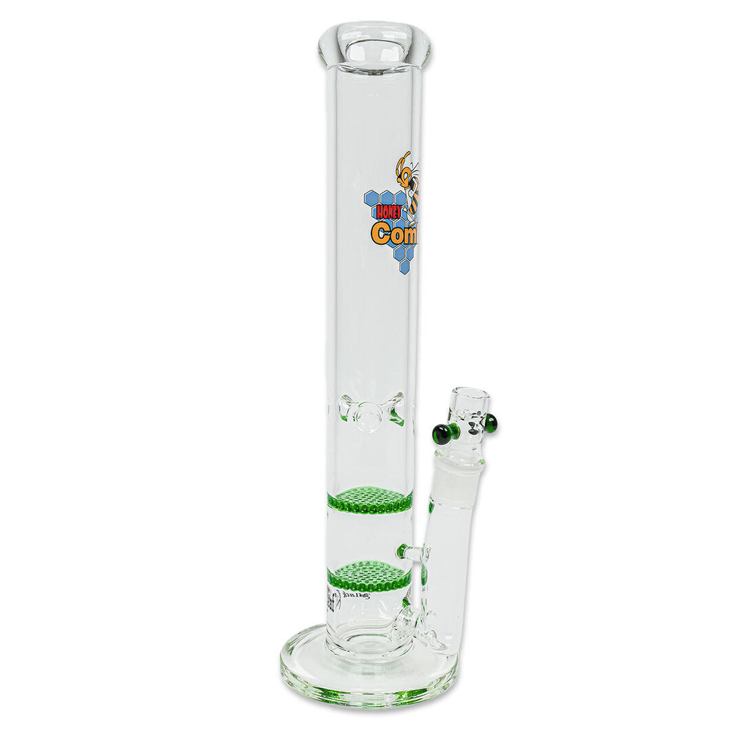Produktfoto: Black Leaf HoneyComb Zylinder-Glas-Wasserpfeife Ice grün, 365 mm
