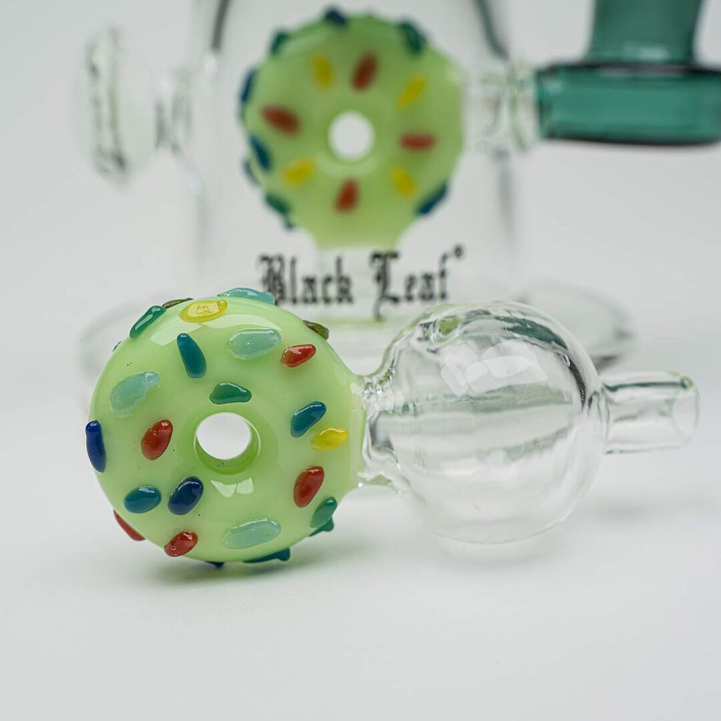 Produktfoto: Black Leaf Mini-Glas-Wasserpfeife DONUT mit Perkolator, 170 mm