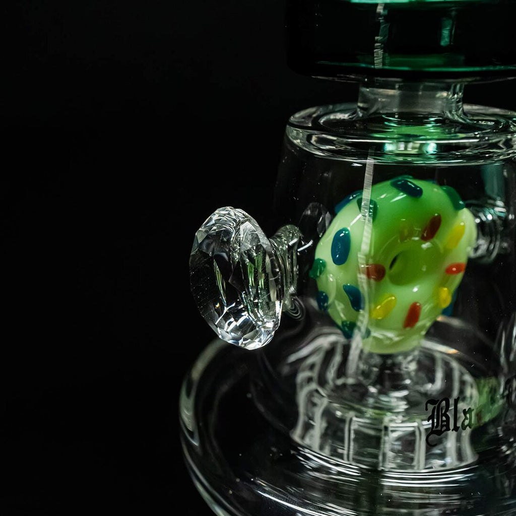 Produktfoto: Black Leaf Mini-Glas-Wasserpfeife DONUT mit Perkolator, 170 mm