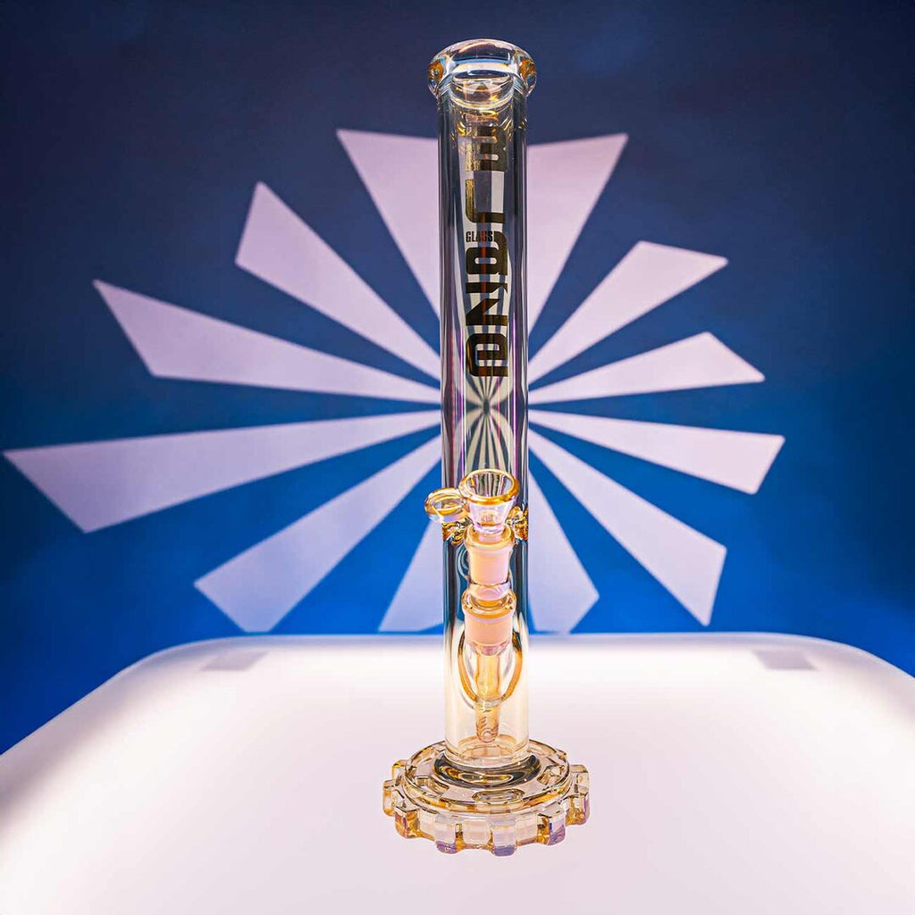 Produktfoto: BLAZE GEAR Zylinder-Wasserpfeife Gelb 450 mm