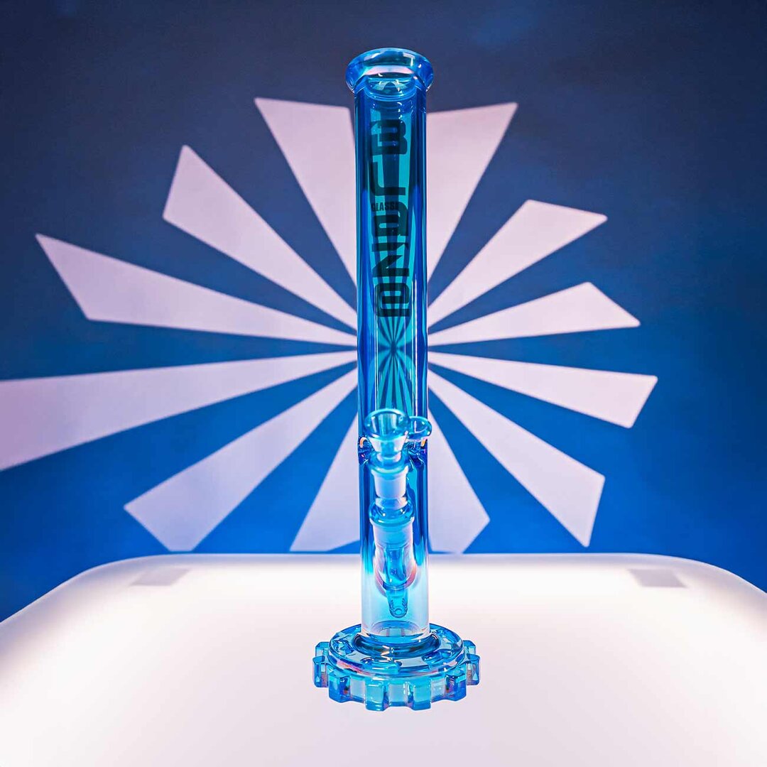 Produktfoto: BLAZE GEAR Zylinder-Wasserpfeife Hellblau 450 mm
