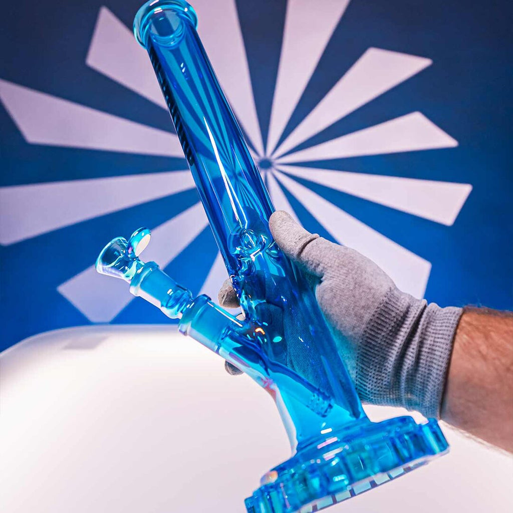 Produktfoto: BLAZE GEAR Zylinder-Wasserpfeife Hellblau 450 mm
