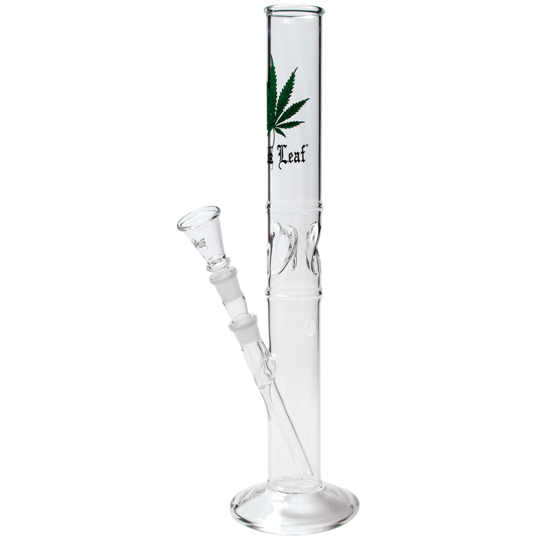 Black Leaf Ice-Wasserpfeife LEAF aus Borosilikatglas mit Eiskerben