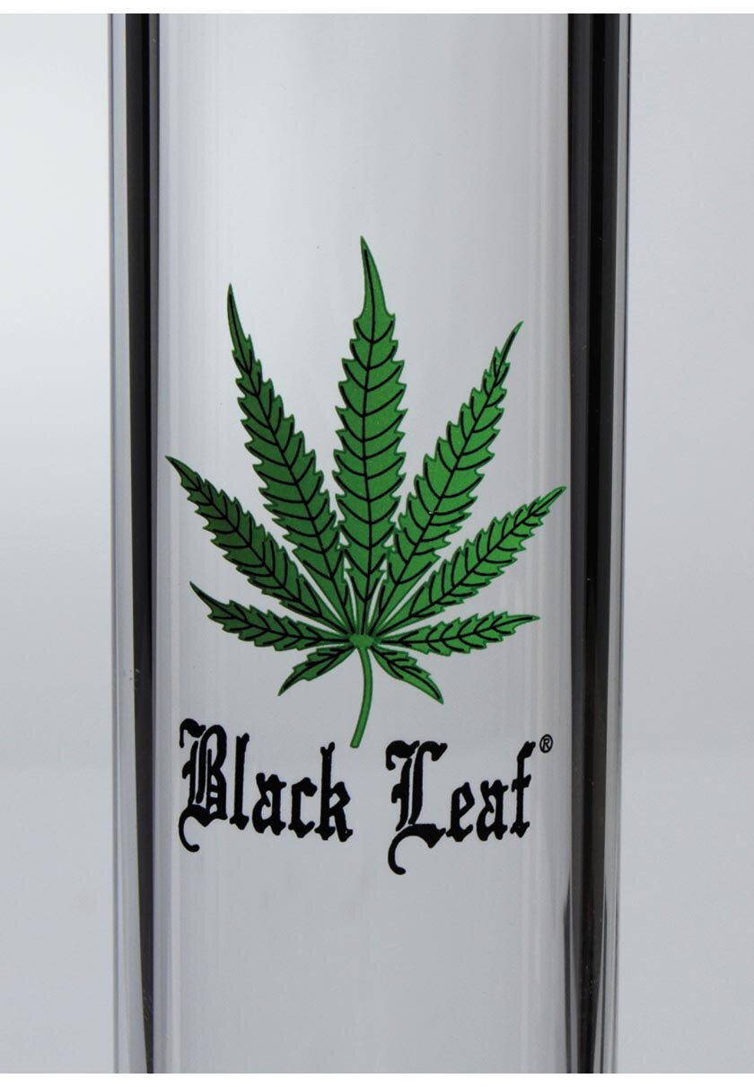 Glas-Wasserpfeife von Black Leaf aus Borosilikatglas mit Rundfuß