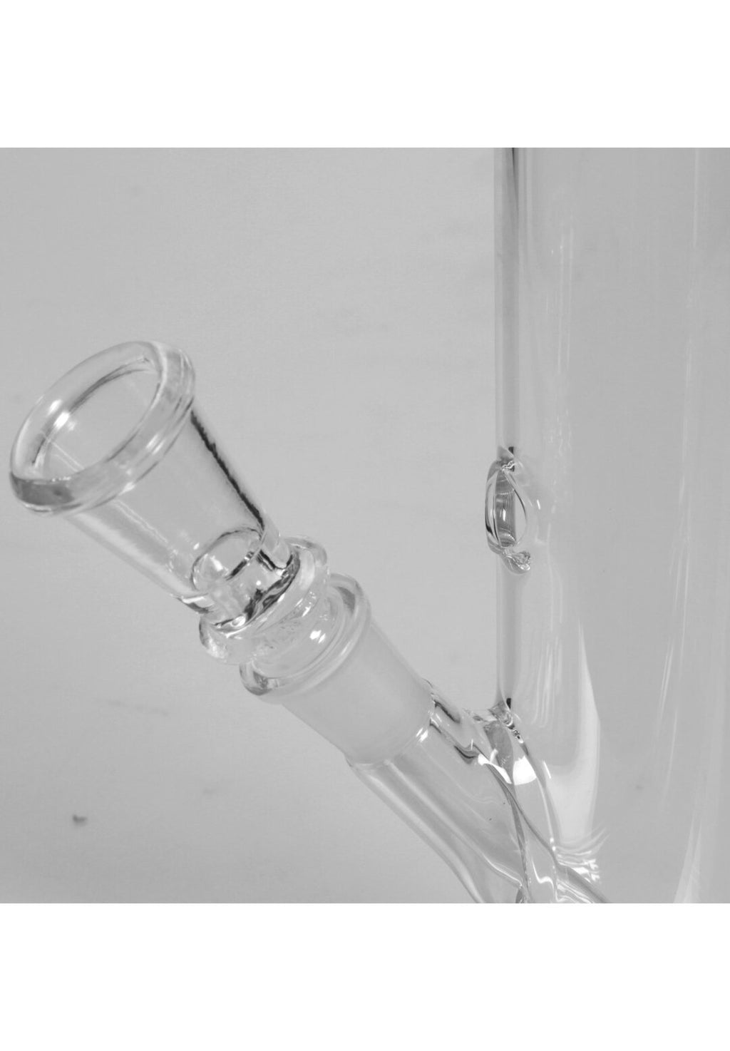 Glas-Wasserpfeife von Black Leaf aus Borosilikatglas mit Rundfuß