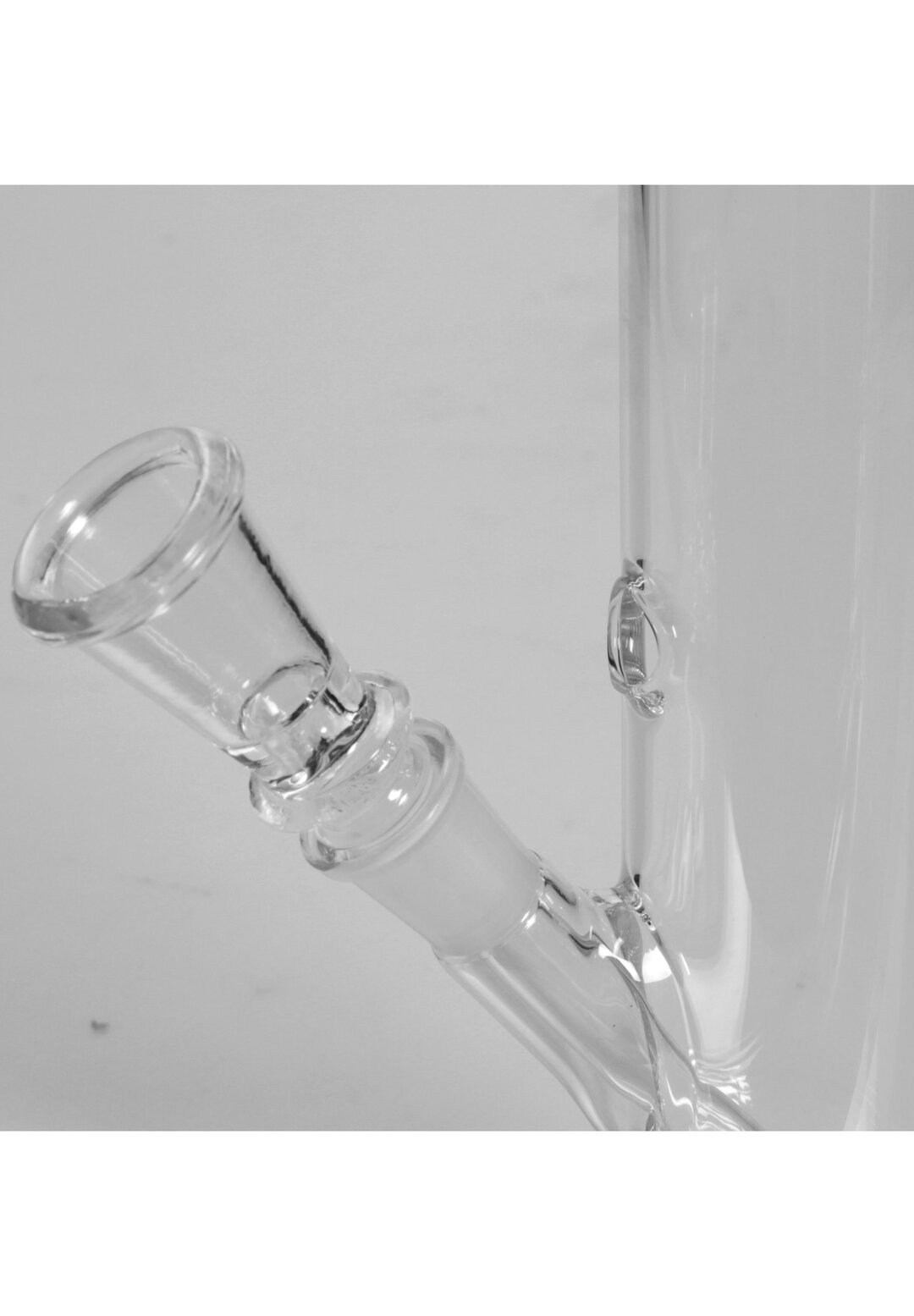 Glas-Wasserpfeife von Black Leaf aus Borosilikatglas mit Rundfuß