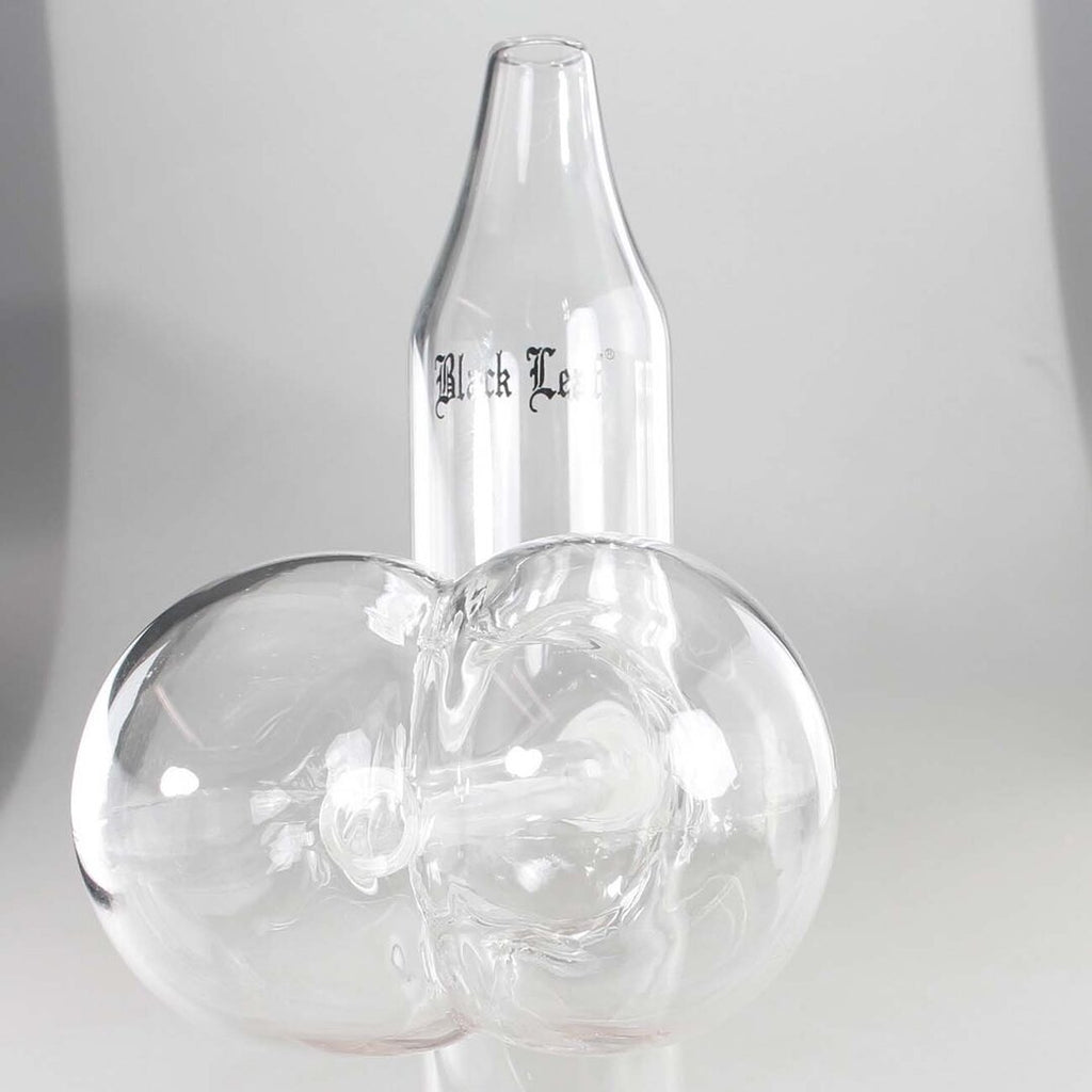 Black Leaf DICK Glas-Wasserpfeife aus klarem Glas mit Stecksystem