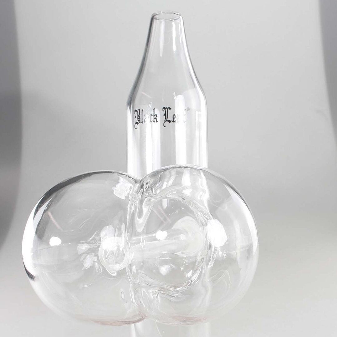 Black Leaf DICK Glas-Wasserpfeife aus klarem Glas mit Stecksystem