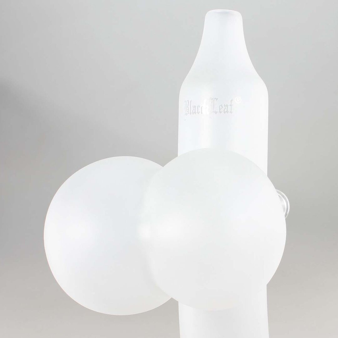 Black Leaf DICK Glas-Wasserpfeife sandgestrahlt mit Stecksystem