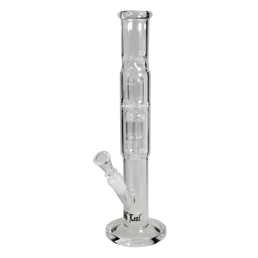 Black Leaf Ice-Wasserpfeife mit sechsarmigem Baumperkolator ohne seitliche Öffnung