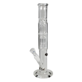Black Leaf Ice-Glas-Wasserpfeife mit Baumperkolator