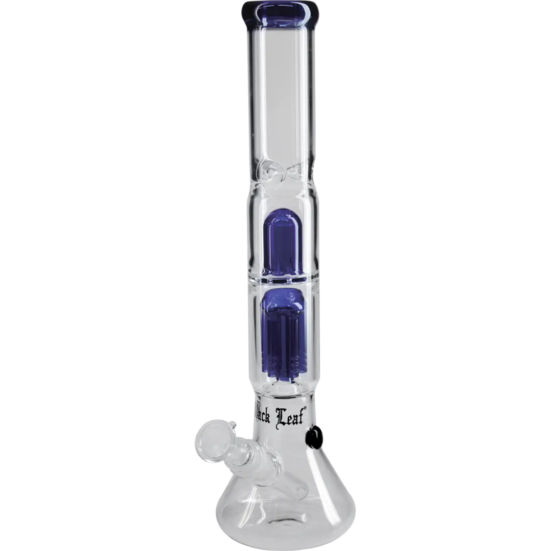 Black Leaf Ice-Wasserpfeife mit sechsarmigem Perkolator