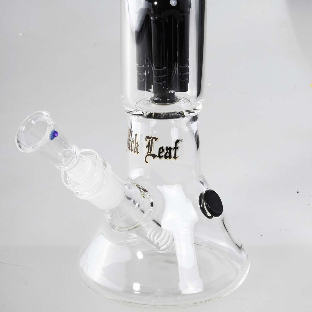 Black Leaf Ice-Wasserpfeife mit sechsarmigem Perkolator