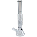 Black Leaf Ice-Wasserpfeife mit sechsarmigem Perkolator und Spritzschutz
