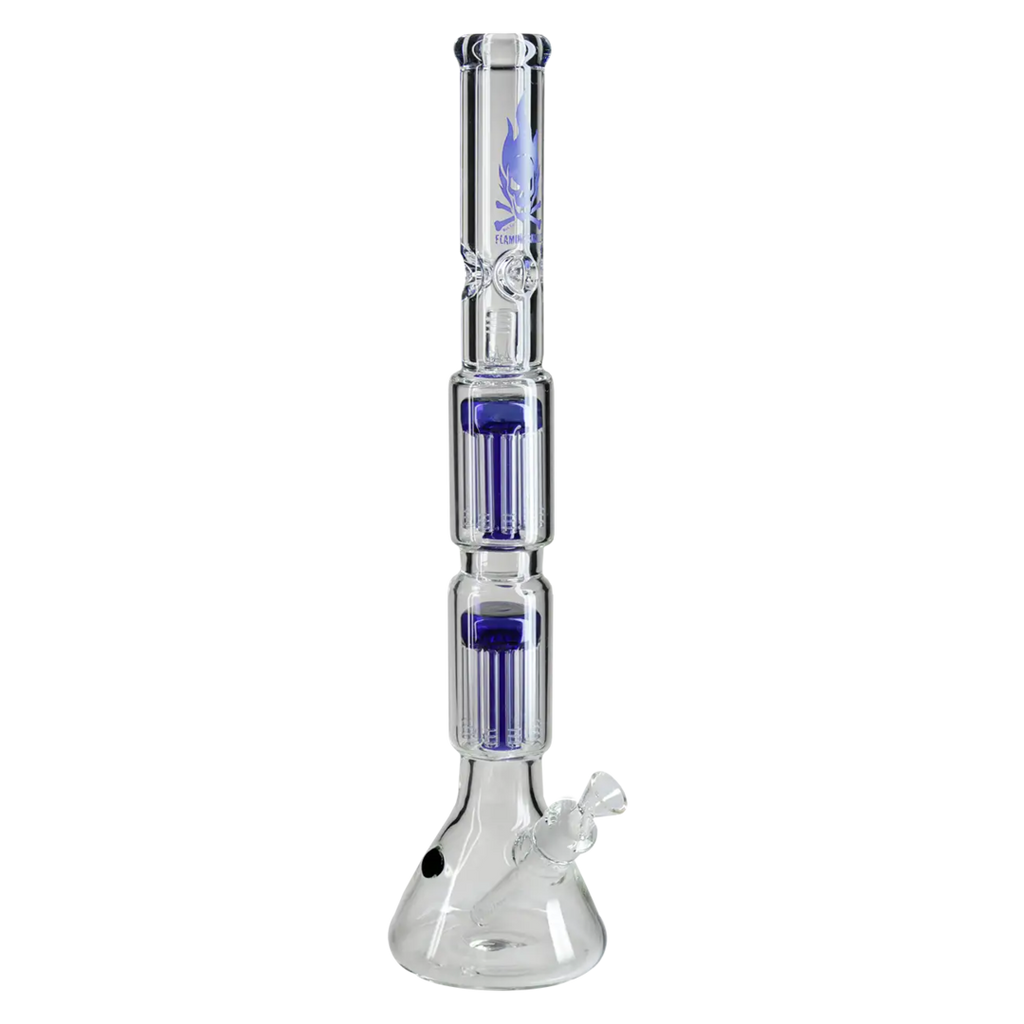Produktfoto: Black Leaf Eis-Wasserpfeife blau, 2x 10-Arm-Perkolator, 610 mm