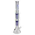Produktfoto: Black Leaf Eis-Wasserpfeife blau, 2x 10-Arm-Perkolator, 610 mm