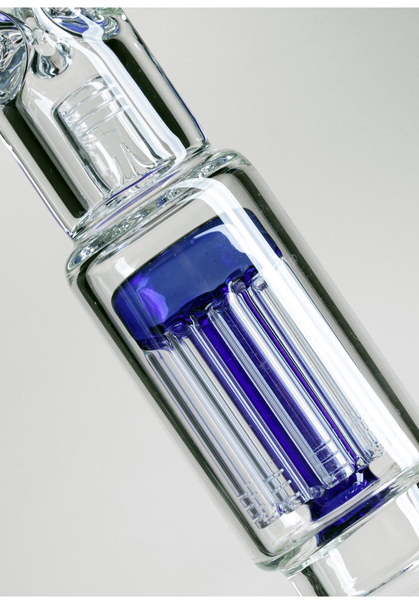 Produktfoto: Black Leaf Eis-Wasserpfeife blau, 2x 10-Arm-Perkolator, 610 mm