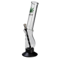 Glaspfeife in Joystickform von Black Leaf aus Borosilikatglas